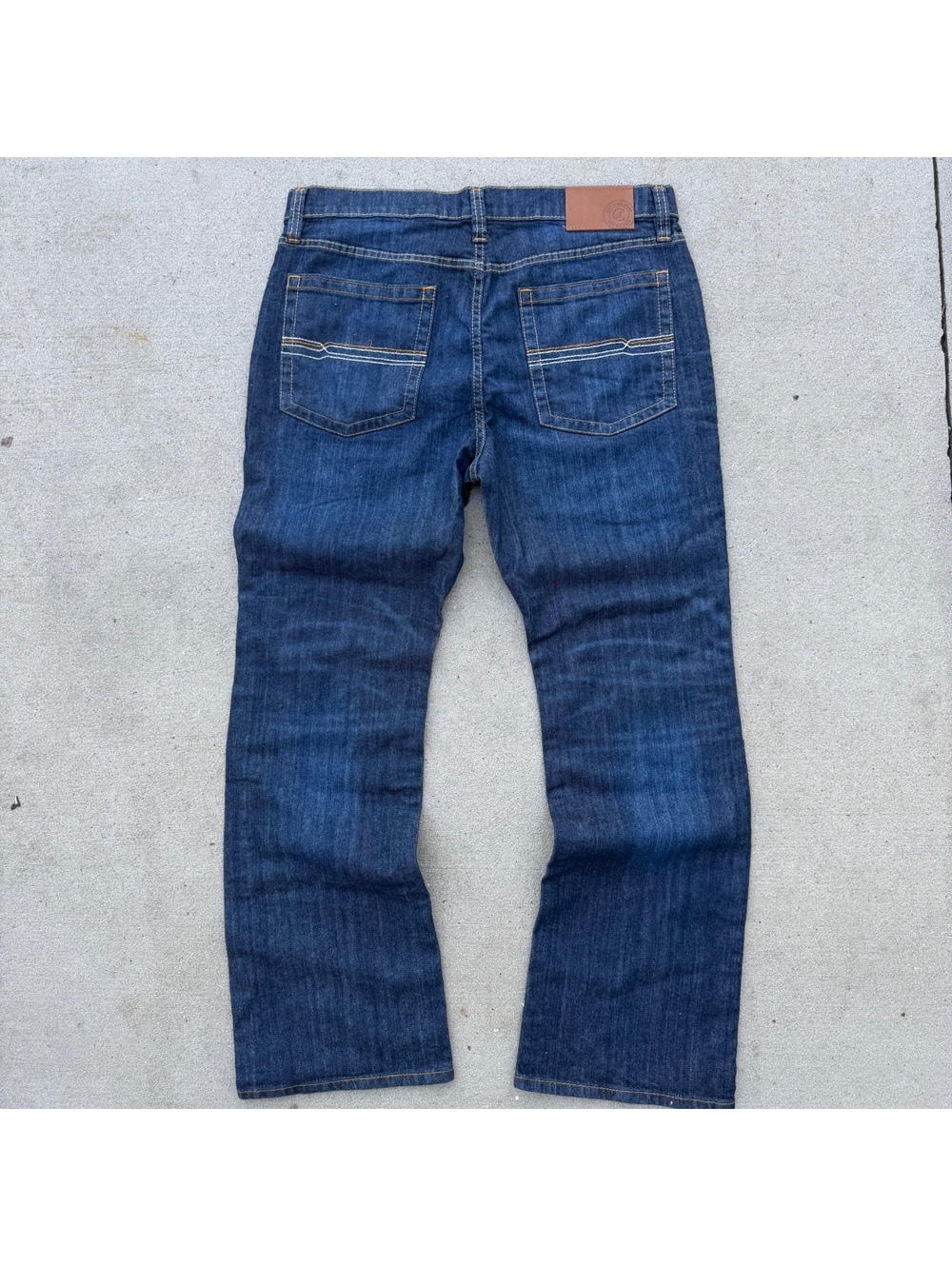 Cody James Mens 36x32 Western Wear Dark Wash Straight Leg Jeans